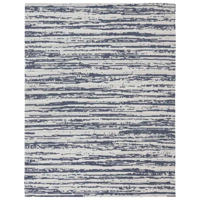 Sunnydaze Allusive Boundaries Indoor Area Rug In Midnight - 8 Ft. X 10 Ft.