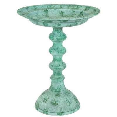 Sunnydaze Backyard Beauty Cast Aluminum Metal Bird Bath