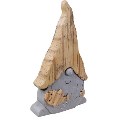 Sunnydaze Basil The Gardening Gnome Statue - Indoor/outdoor Decorative Figurine - 18"