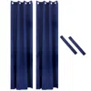 Sunnydaze Blackout Curtain Panel With Grommet Top - 52 X 108 In. - Set Of 2
