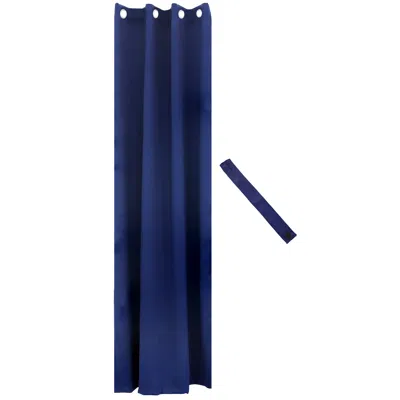 Sunnydaze Blackout Curtain Panel With Grommet Top - 52 X 108 In. In Blue