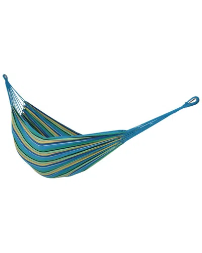Sunnydaze Brazilian Double Hammock 2 Person Portable Hammock Bed In Green