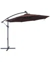 Sunnydaze Brown 10-foot Offset In Brown