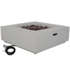 Sunnydaze Contempo Outdoor Propane Gas Fire Pit Bowl With Weather-resistant Durable Cover And Lava Rocks - 34"