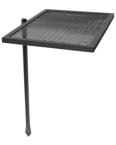 Sunnydaze Coo Grate Heavy-duty Adjustable Campfire Swivel Grill In Black