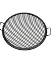 Sunnydaze Coo Grate X Marks Outdoor Fire Pit Grill Accessory In Black