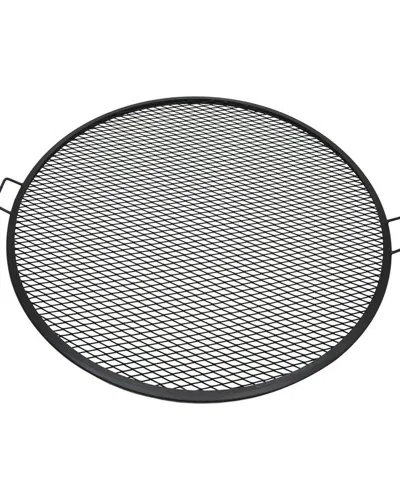 Sunnydaze Coo Grate X Marks Outdoor Fire Pit Grill Accessory In Black