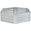 SUNNYDAZE CORRUGATED GALVANIZED STEEL HEXAGON RAISED GARDEN BED KIT FOR VEGETABLES, PLANTS, AND FLOWERS - 40" 