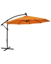 Sunnydaze Discontinued  Offset Umbrella In Orange