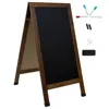 Sunnydaze Double-sided Magnetic A-frame Chalkboard With Chalk Markers - 48 In X 24 In