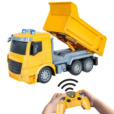 Sunnydaze Dump And Drive Remote Control Dump Truck - 1:20 Scale