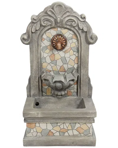 Sunnydaze Enchanting Estate Outdoor Wall Fountain In Multi