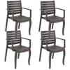 Sunnydaze Fir Wood Painted Finish Coastal Bliss Outdoor Adirondack Chair