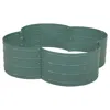 Sunnydaze Galvanized Steel 4-leaf Clover-shaped Raised Garden Bed