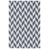 Sunnydaze Geometric Affinity Indoor Area Rug In Steel Blue - 5 Ft. X 7 Ft.