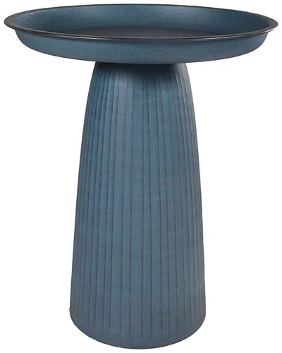 Sunnydaze Gleeful Garden Metal Outdoor Bird Bath In Multi