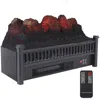 SUNNYDAZE HEATED LOG ELECTRIC FIREPLACE INSERT - 23" W X 9" D X 12" H