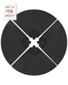Sunnydaze Outdoor Heavy-duty Fillable Cantilever Offset Patio Umbrella Base Weight Plates - Black - 4pc In Black