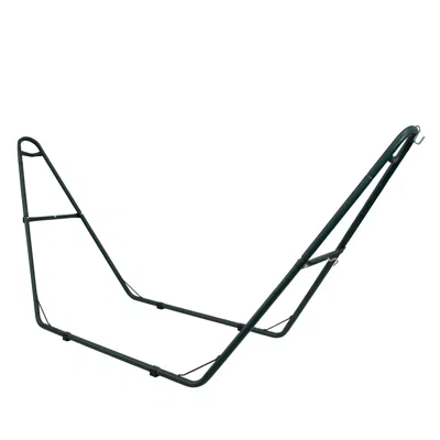 Sunnydaze Heavy-duty Universal Multi-use Heavy-duty Steel Hammock Stand For 9 To 14 Feet Hammocks - 550 Lb Wei In Black