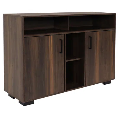 Sunnydaze Indoor Anthony Sideboard Storage Buffet Cabinet With Shelves - 48.5"