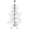Sunnydaze Indoor Metal Noelle Christmas Holiday Ornament Craft Bauble Tree Holder Display - 60"