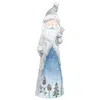 Sunnydaze Indoor Rustic Father Winter With Pack With Battery-operated Led Lights Winter Holiday Statue Decorat