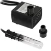 Sunnydaze Indoor Small Fountain Or Aquarium Submersible Water Pump With Transformer And Finger Light - 70 Gph 