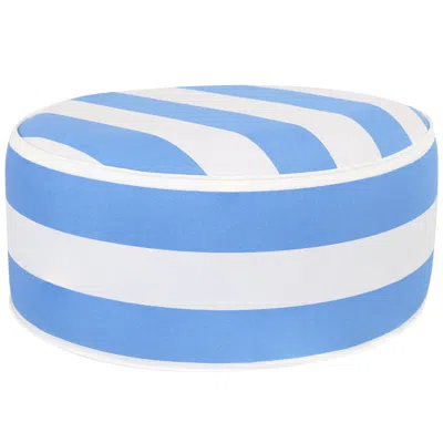 Sunnydaze Indoor/outdoor All-weather, Water-resistant Inflatable Blow Up Ottoman Pouf