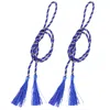 Sunnydaze Indoor/outdoor Decorative Window Curtain Rope Tassel Tiebacks - 42.5" - 2pc