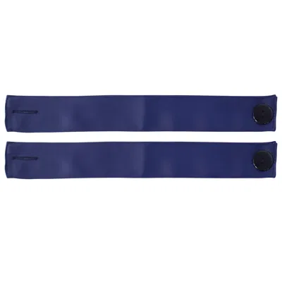 Sunnydaze Indoor/outdoor Fabric Curtain Tiebacks With Buttons - Polyester - 13.5" - 2pc