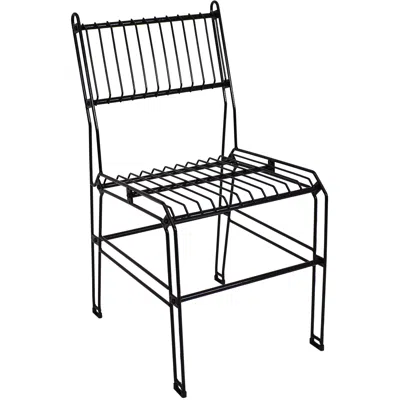 Sunnydaze Indoor/outdoor Furniture Steel Wire Dining Chair - Black
