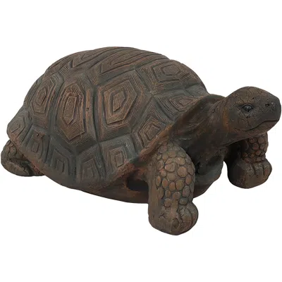 Sunnydaze Indoor/outdoor Lifelike Large Tanya The Tortoise Patio Garden Yard Entryway Decorative Statue - 20"