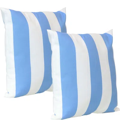Sunnydaze Indoor/outdoor Weather-resistant Polyester Lumbar Decorative Pillow With Zipper Closure - 12" X 20" 