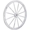Sunnydaze Indoor/outdoor Wooden Rustic Western Style Wagon Wheel Yard Landscape Porch Patio Décor - 30"