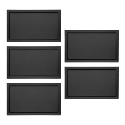 Sunnydaze Large Magnetic Chalkboard For Wall With Pine Frame And Chalk And Eraser - 36" X 24" - 5pk