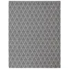 Sunnydaze Lattice Perfection Indoor Area Rug In Charcoal - 8 Ft. X 10 Ft.
