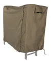 Sunnydaze Log Rack Cover Waterproof Polyester In Brown