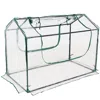 SUNNYDAZE MINI GREENHOUSE WITH 2 ZIPPERED SIDE DOORS - 4' X 2' - CLEAR