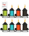Sunnydaze Multi-color Outdoor Backyard Patio Tabletop Metal Torches With $10 Credit In Multi