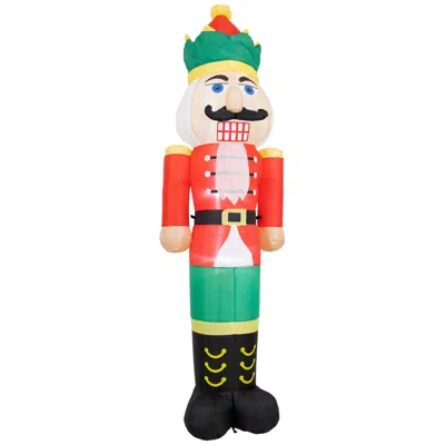 Sunnydaze Nathaniel The Nutcracker Christmas Inflatable - 8' H