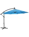 Sunnydaze Offset Umbrella In Blue