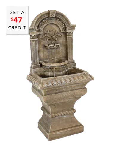 SUNNYDAZE SUNNYDAZE ORNATE LAVELLO OUTDOOR WATER FOUNTAIN BACKYARD WATER FEATURE WITH $47 CREDIT