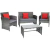 Sunnydaze Ardfield 4pc Patio Set
