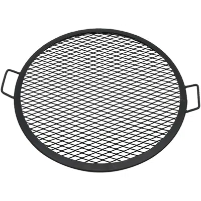 SUNNYDAZE OUTDOOR CAMPING OR BACKYARD HEAVY-DUTY STEEL ROUND X-MARKS FIRE PIT COOKING GRILLING BBQ GRATE - 24"