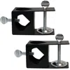 Sunnydaze Outdoor Easy-to-install Metal Patio Balcony Deck Railing Torch Lantern Light Clamp Set - 2pk