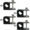 Sunnydaze Outdoor Easy-to-install Metal Patio Balcony Deck Railing Torch Lantern Light Clamp Set - 4pk