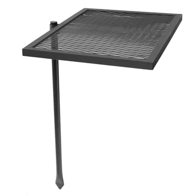 Sunnydaze Outdoor Heavy-duty 360-degree Rotating Adjustable Swivel Fire Pit Cooking Grill Grate - 24"