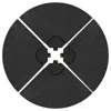 Sunnydaze Outdoor Heavy-duty Fillable Cantilever Offset Patio Umbrella Base Weight Plates - Black - 4pc