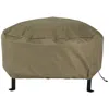 Sunnydaze Outdoor Heavy-duty Weather-resistant Pvc And 300d Polyester Round Fire Pit Cover With Drawstring Clo