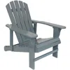 Sunnydaze Outdoor Natural Fir Wood Lounge Backyard Patio Adirondack Chair With Adjustable Backrest